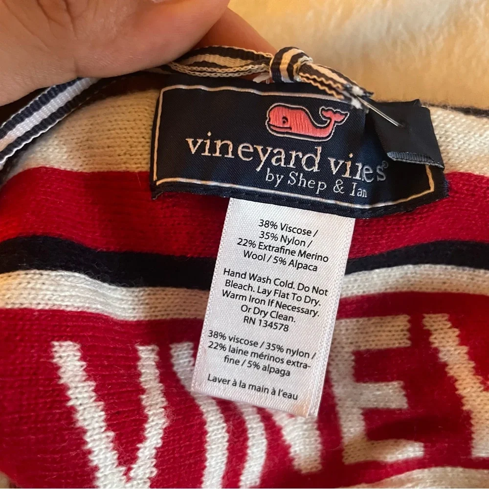 NWT Vineyard Vines Boys‎ Red Blue Scarf